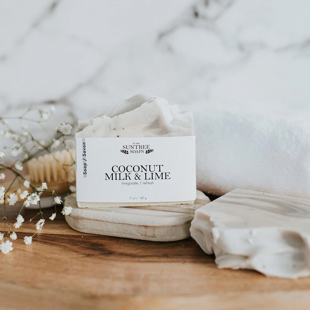 Coconut Milk + Lime Bar Soap - Straight & Arrow Boutique
