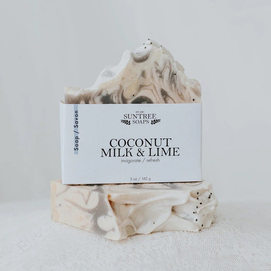 Coconut Milk + Lime Bar Soap - Straight & Arrow Boutique