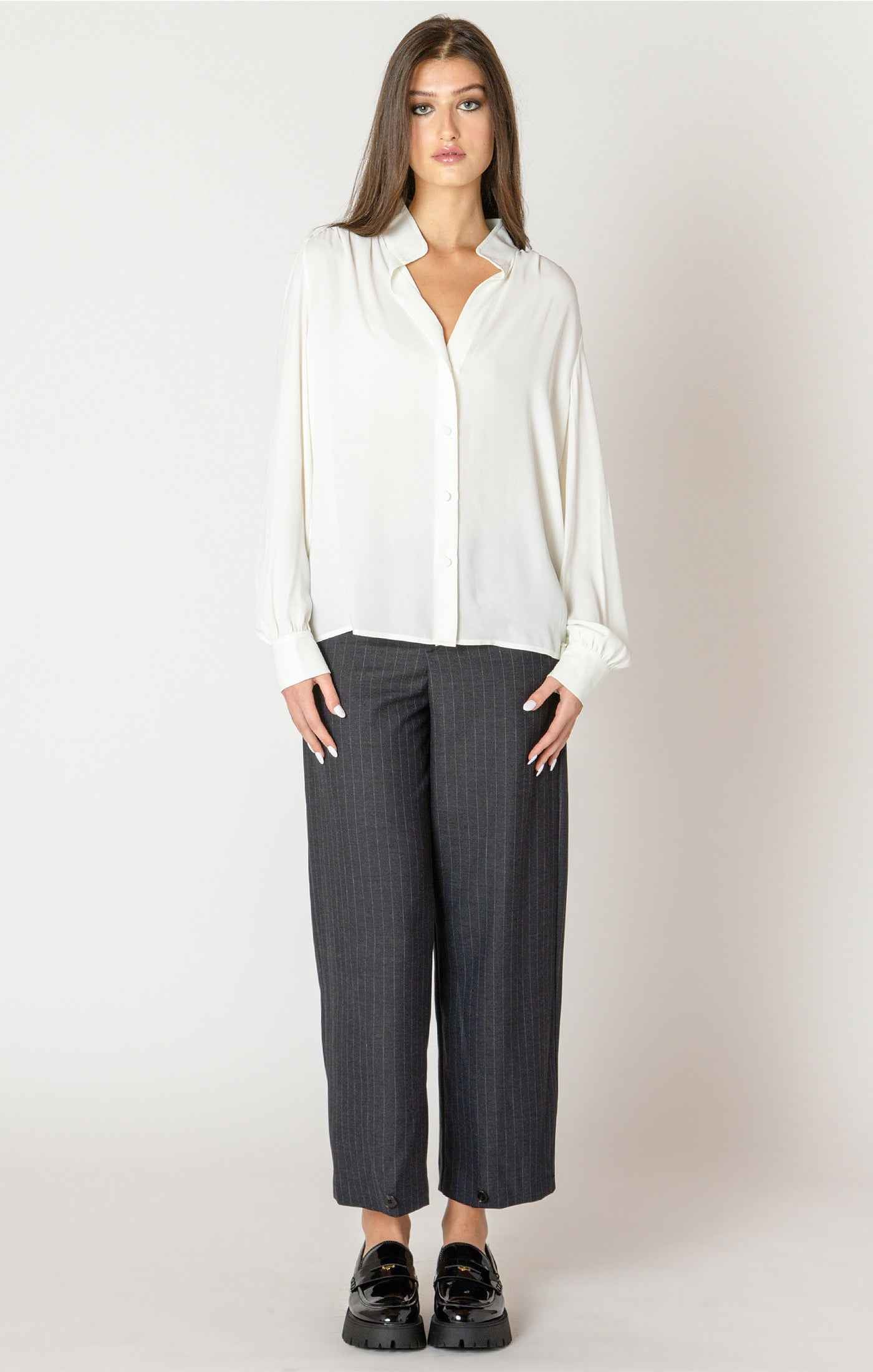 Lyra Button Blouse
