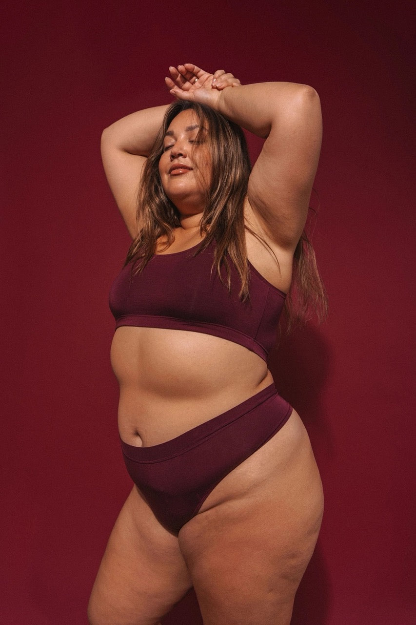 Sporty Bralette Mineral Tops by Huha - Straight & Arrow Boutique