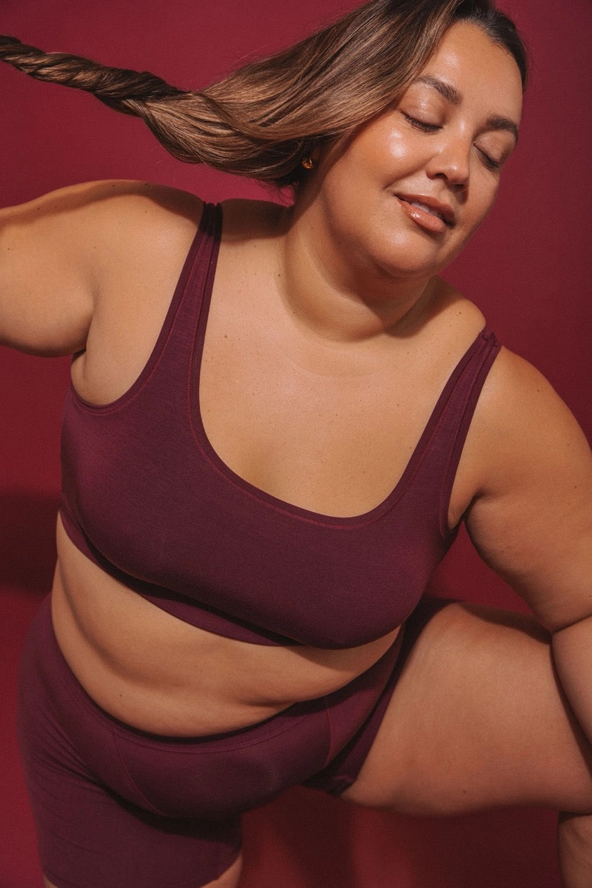 Sporty Bralette Mineral Tops by Huha - Straight & Arrow Boutique