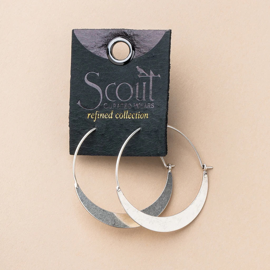 Refined Earring Collection - Crescent - Straight & Arrow Boutique