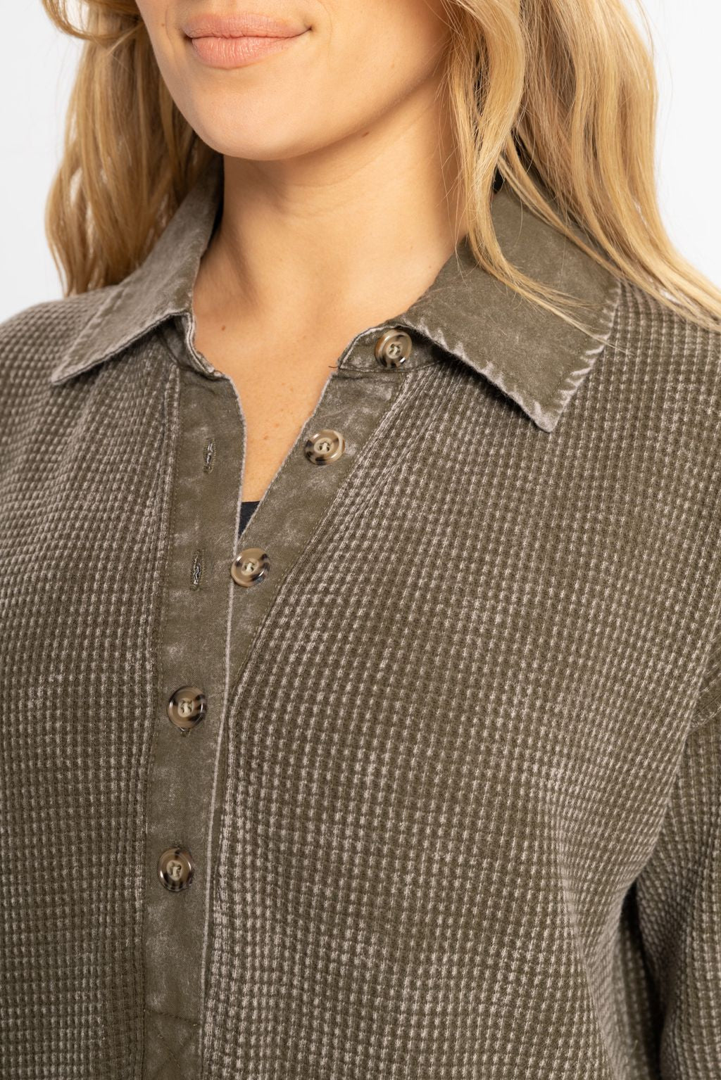 Beckett Waffle Knit Tunic - Straight & Arrow Boutique