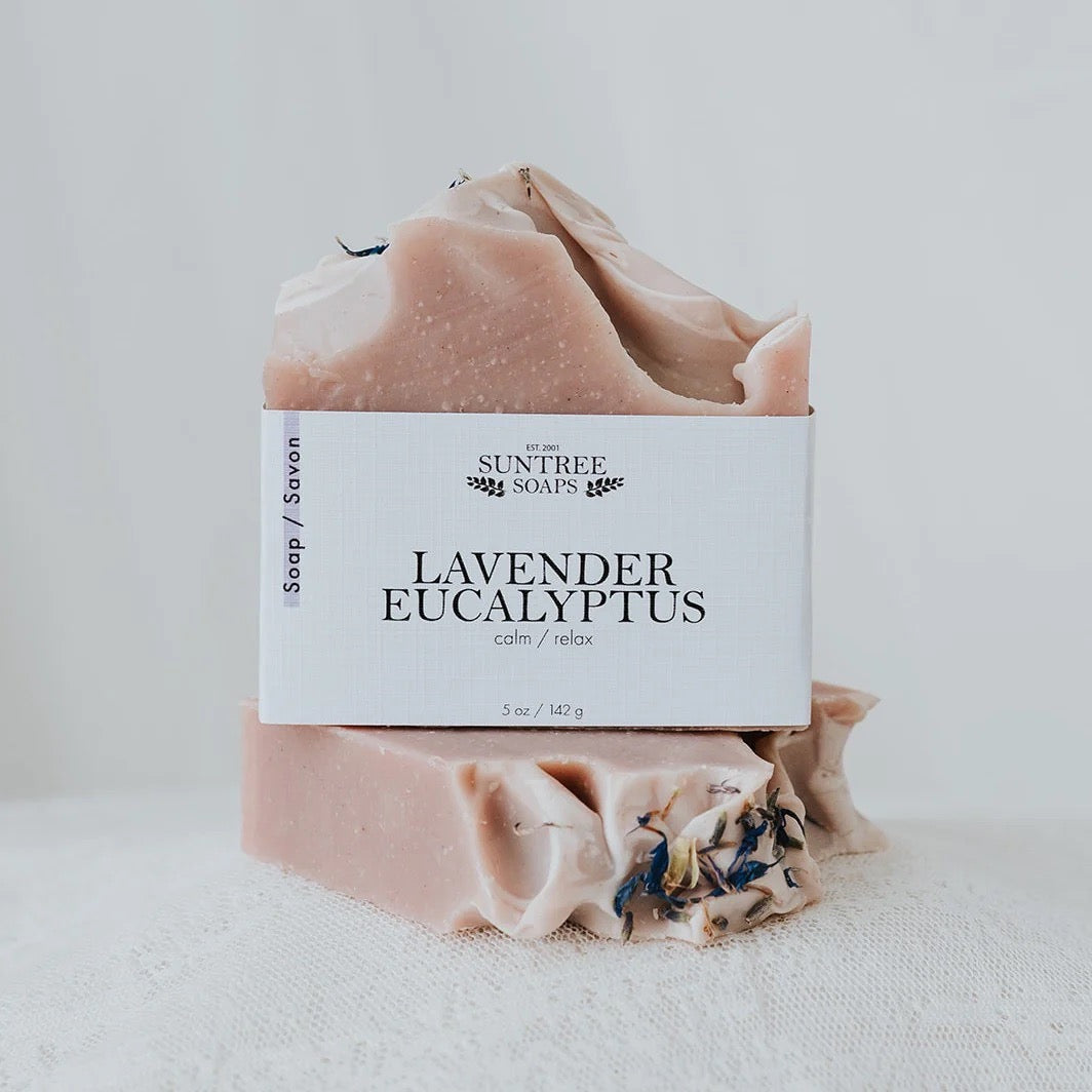 Lavender + Eucalyptus Bar Soap - Straight & Arrow Boutique
