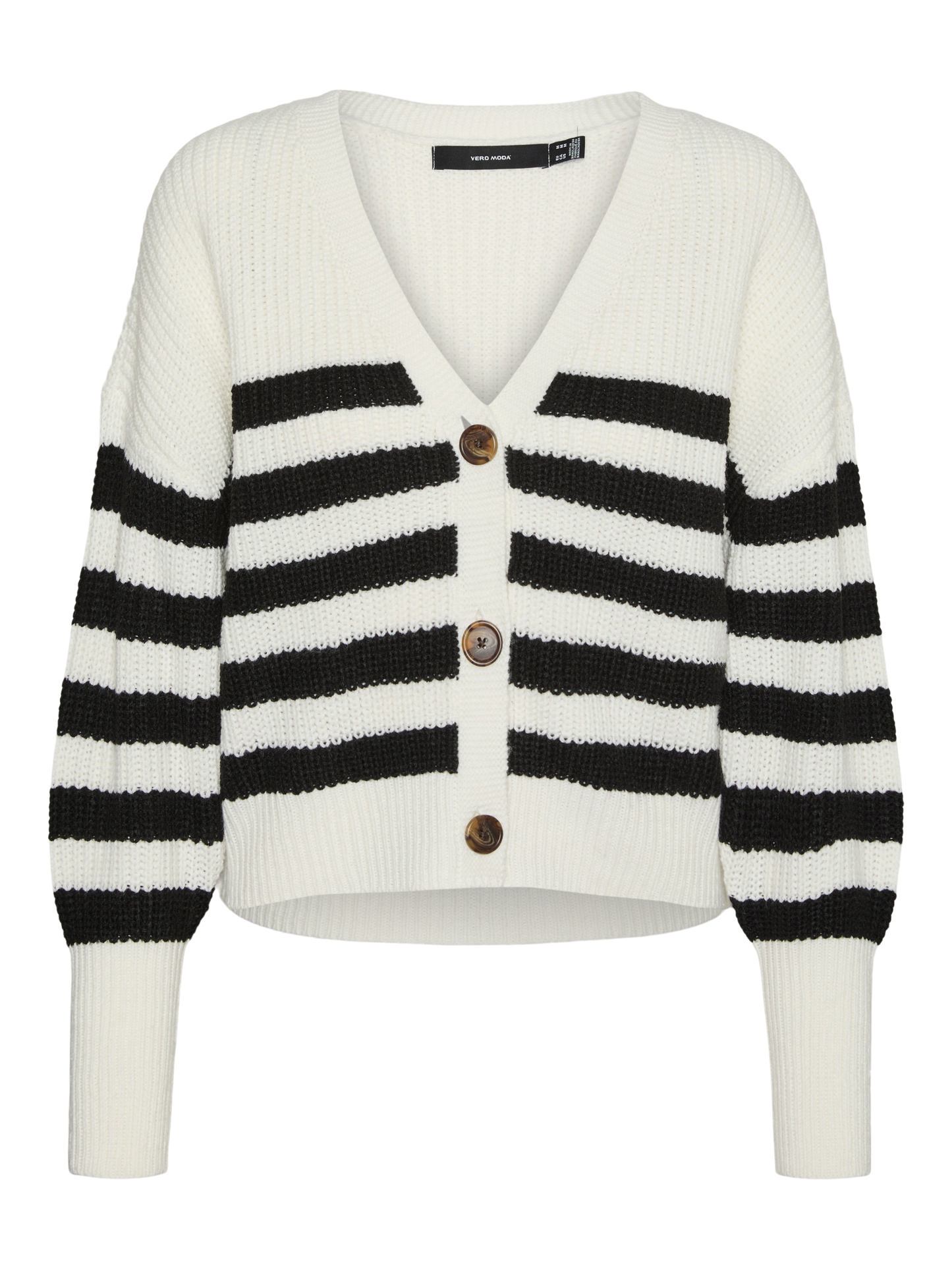VMLea Striped Short Cardigan - Straight & Arrow Boutique
