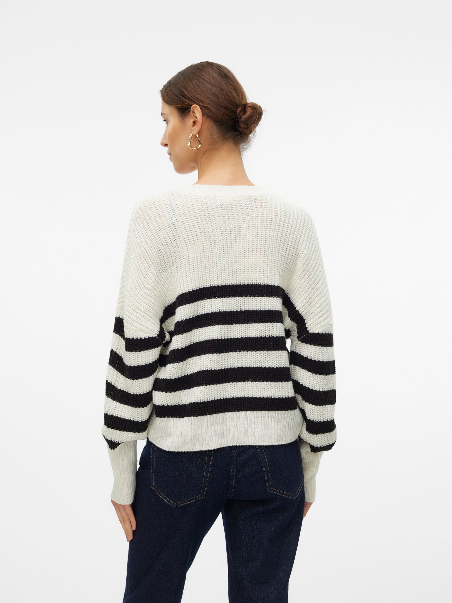 VMLea Striped Short Cardigan - Straight & Arrow Boutique