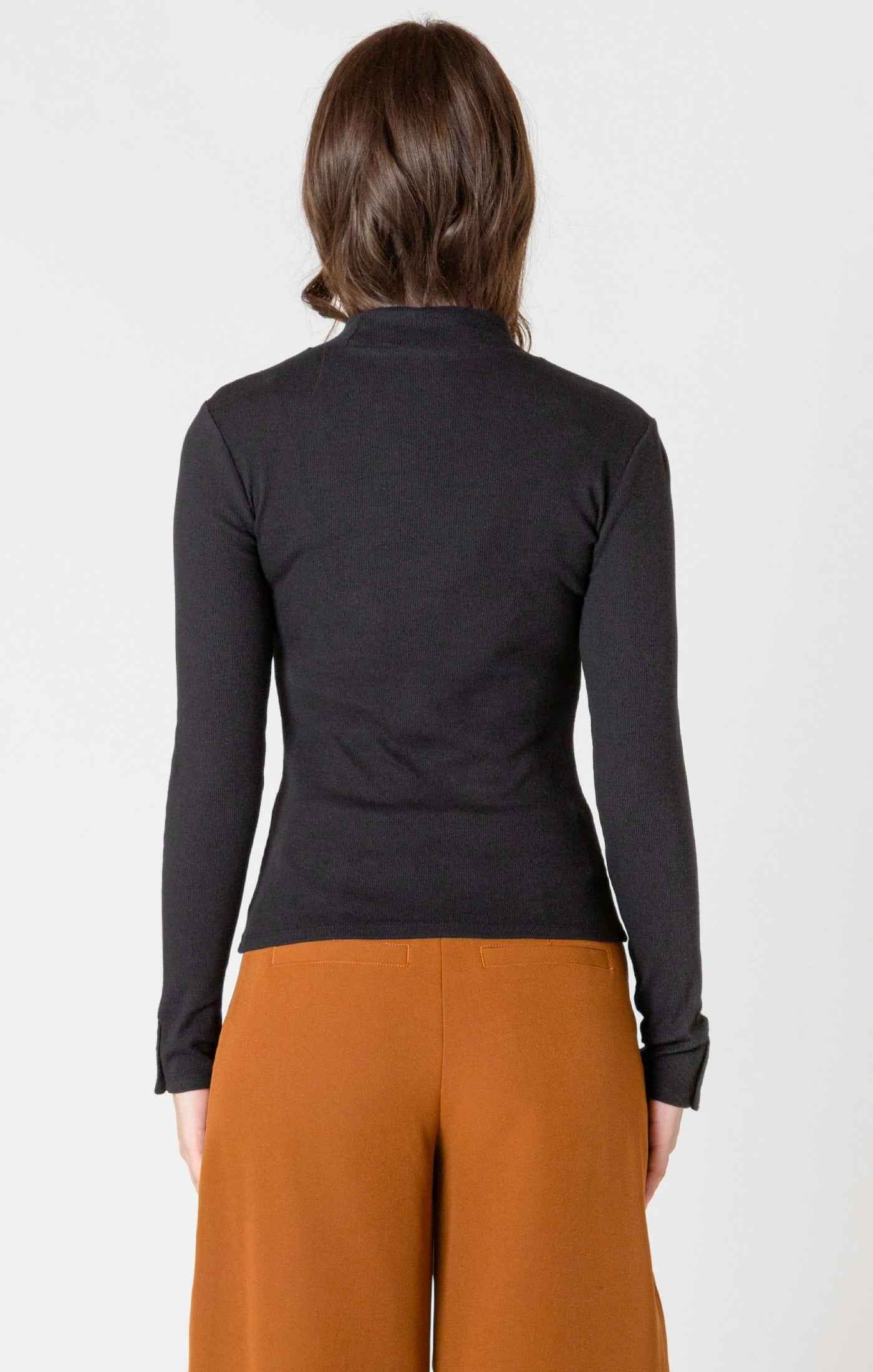 Leif Mockneck Ribbed Top