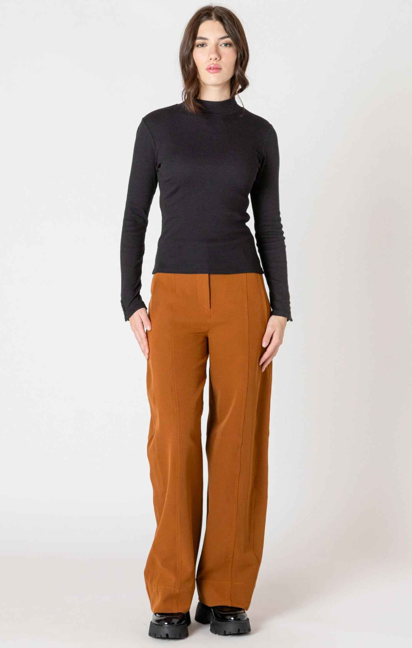 Leif Mockneck Ribbed Top