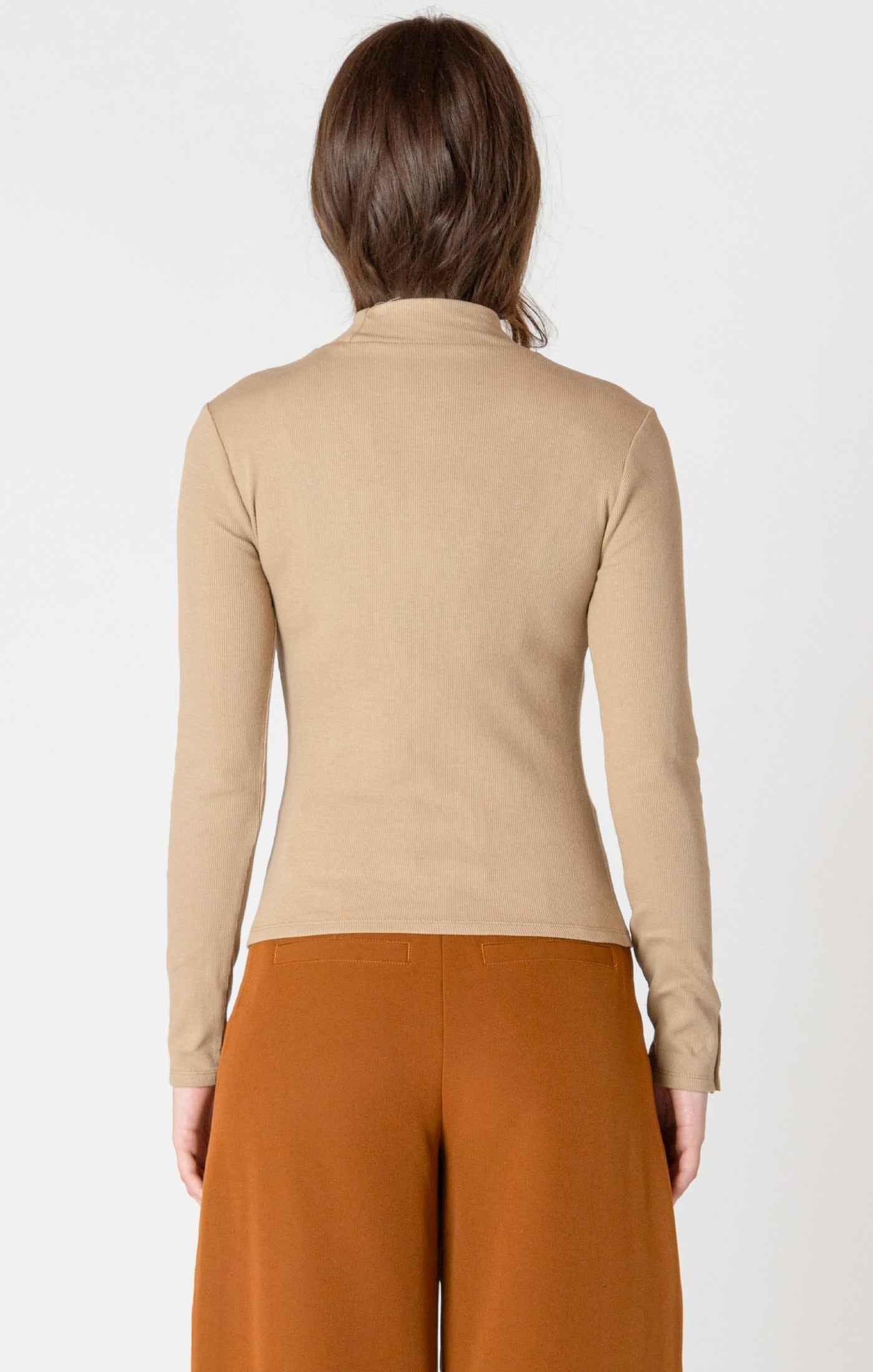 Leif Mockneck Ribbed Top