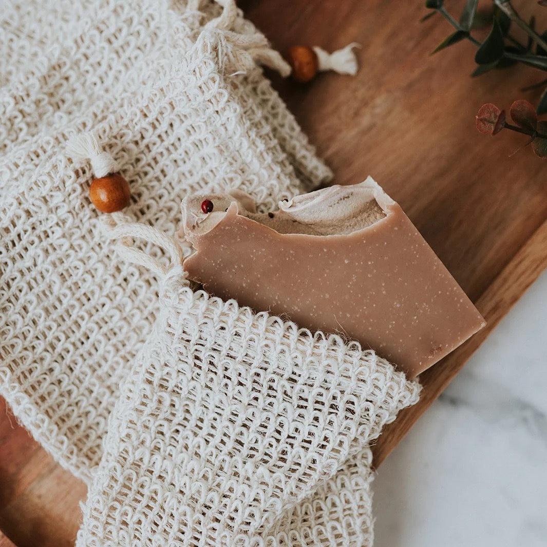 Sisal Soap-Saver Bag - Straight & Arrow Boutique