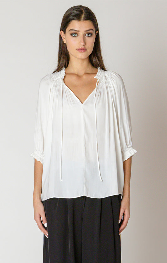Lilith Soft Pleated Blouse