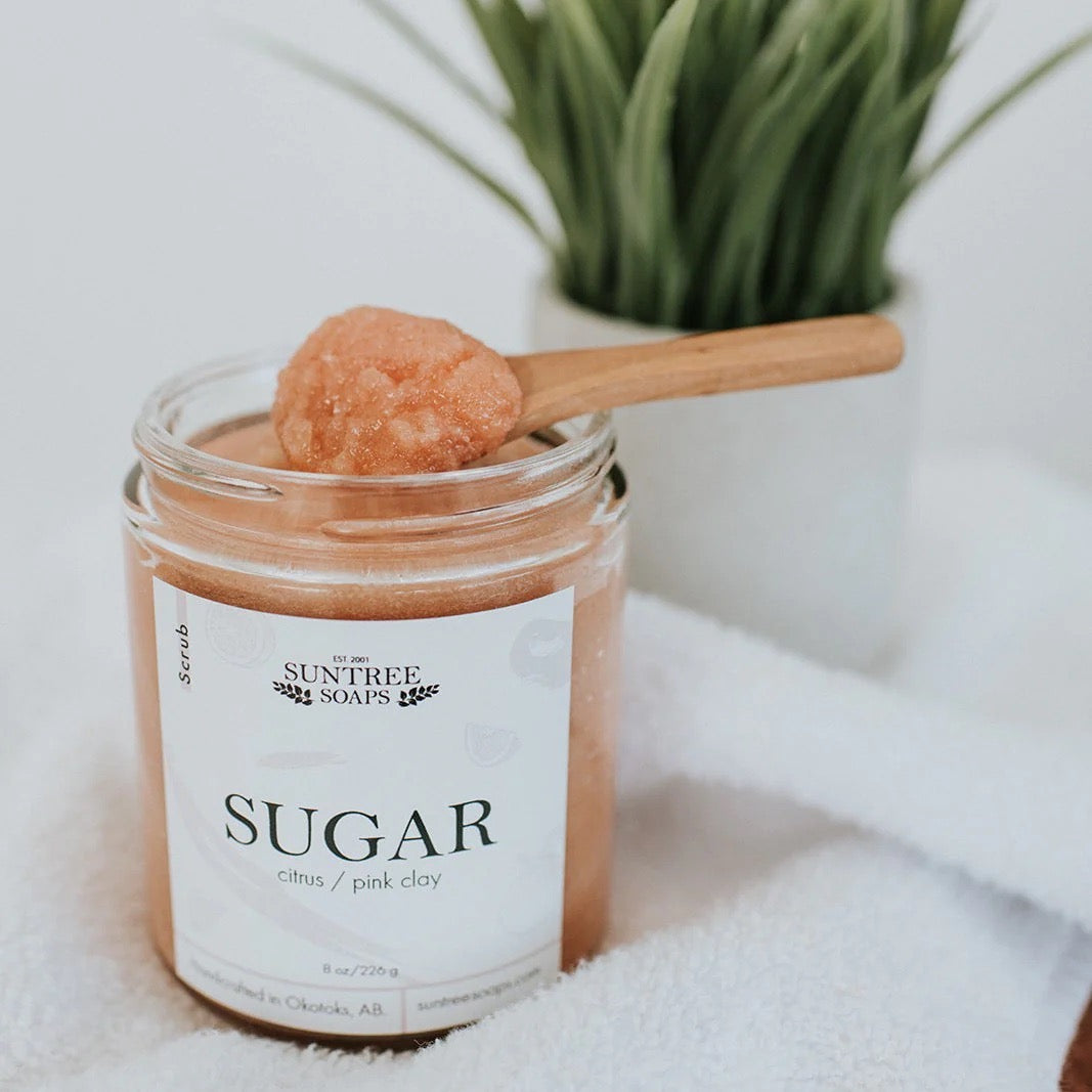 Citrus + Pink Clay Sugar Scrub - Straight & Arrow Boutique