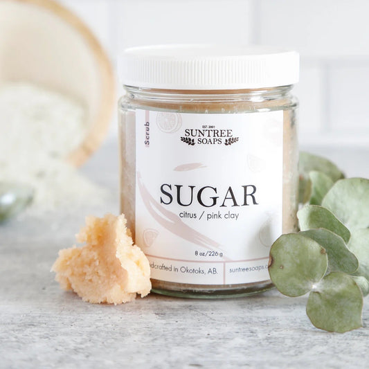 Citrus + Pink Clay Sugar Scrub - Straight & Arrow Boutique