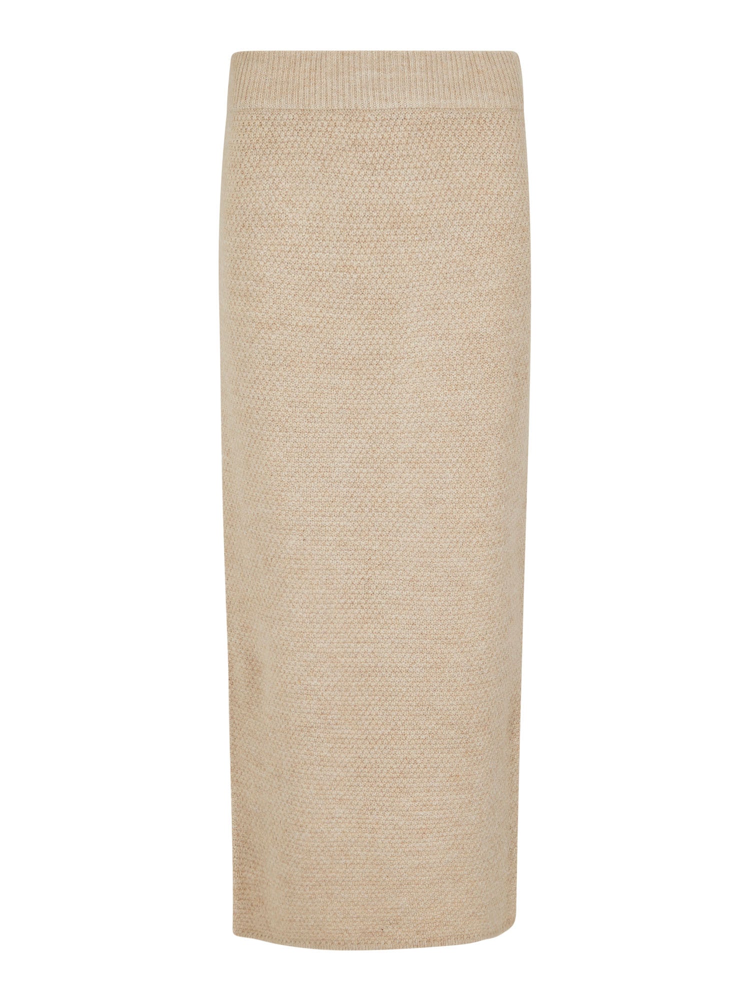 Apricot Waffle Knitted Midaxi Skirt - Straight & Arrow Boutique