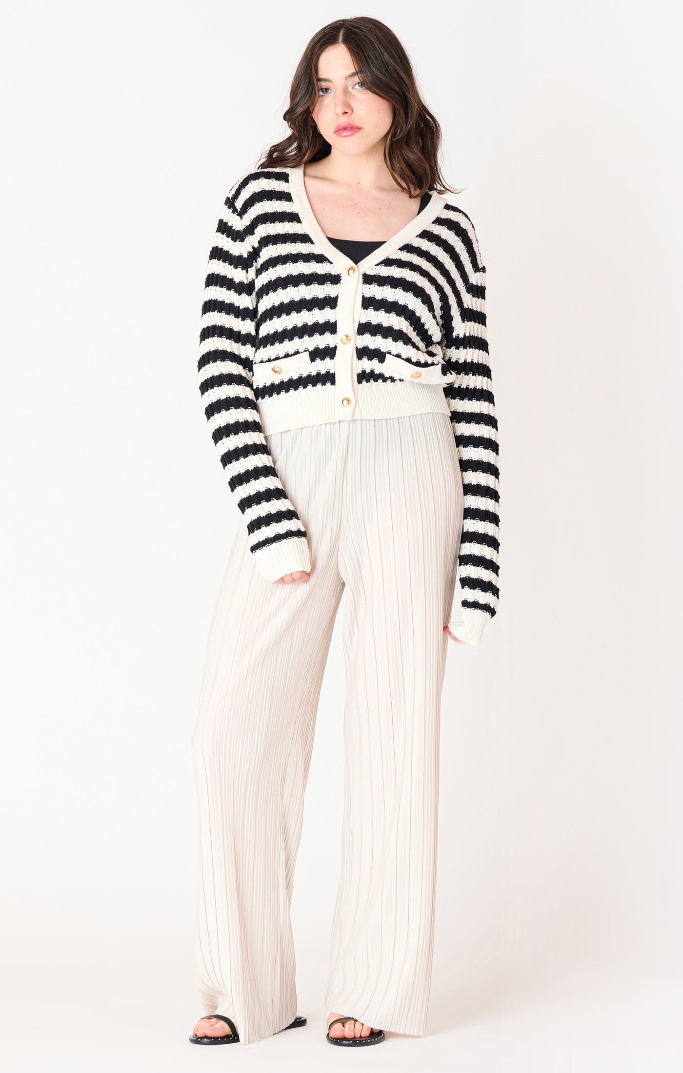 The Classic Stripes Cardigan - Straight & Arrow Boutique