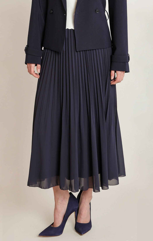 PLEATED MIDI SKIRT