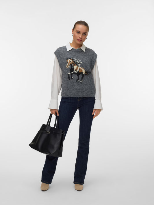 VMArianna Knit Horse Vest