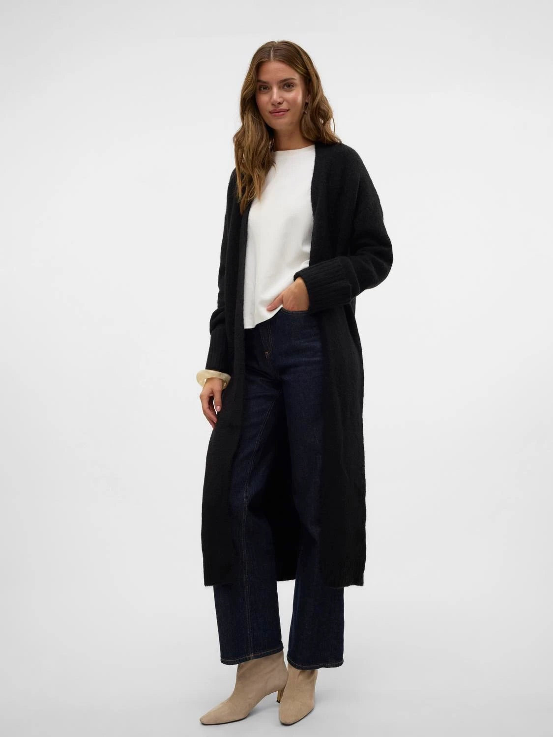 VMPhillis Long Open Cardigan - Straight & Arrow Boutique