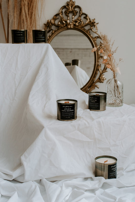 Antique Brass Candle - Straight & Arrow Boutique