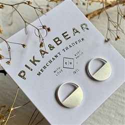 Horizon Silhouette Stud Earrings