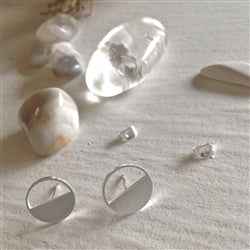 Horizon Silhouette Stud Earrings