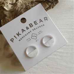 Horizon Silhouette Stud Earrings
