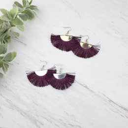 Fringe Fan Earrings