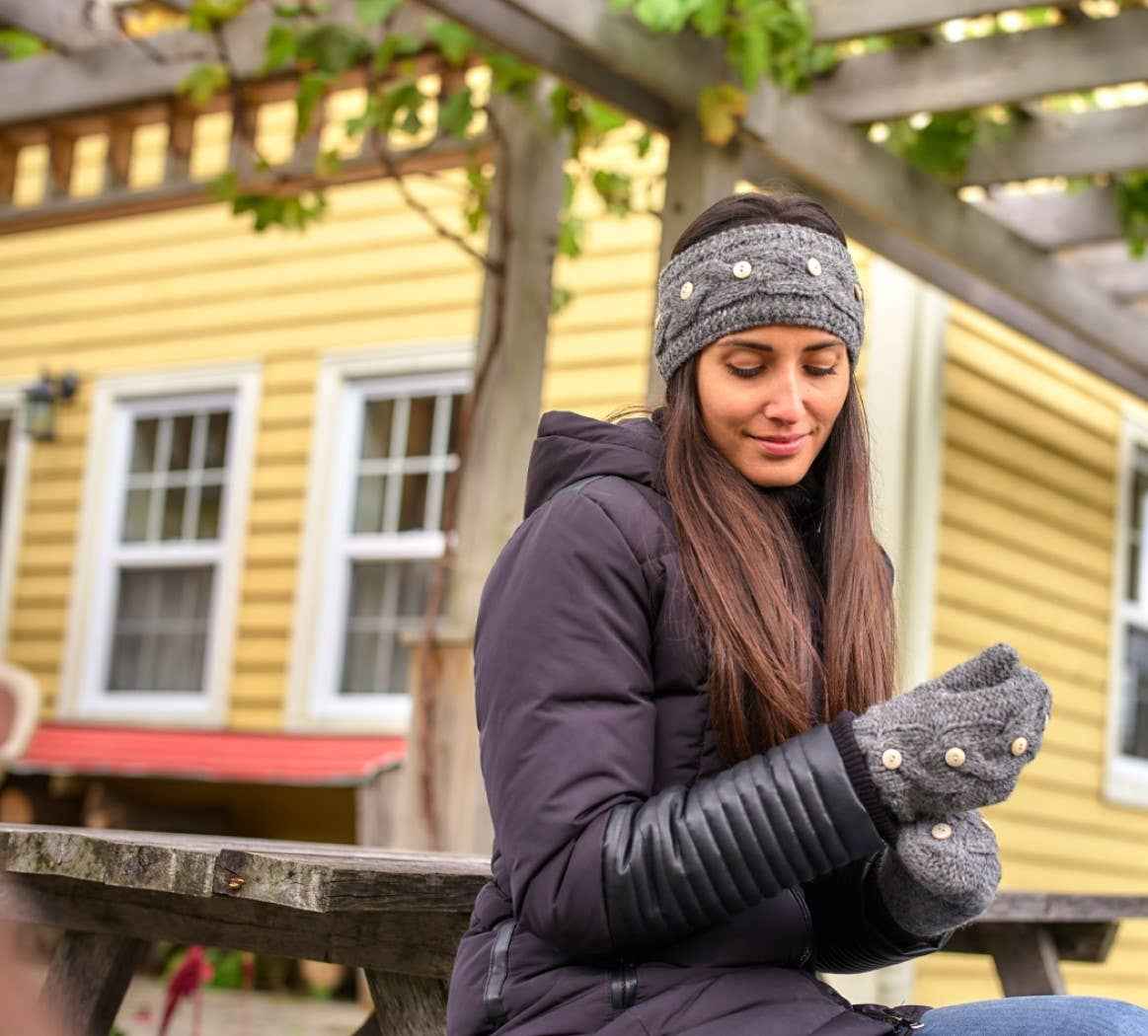 Haven Headband and Mittens