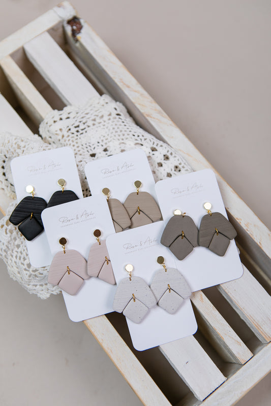 Diamond Hug Dangle Earrings - Straight & Arrow Boutique