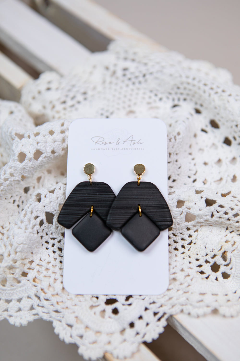 Diamond Hug Dangle Earrings - Straight & Arrow Boutique