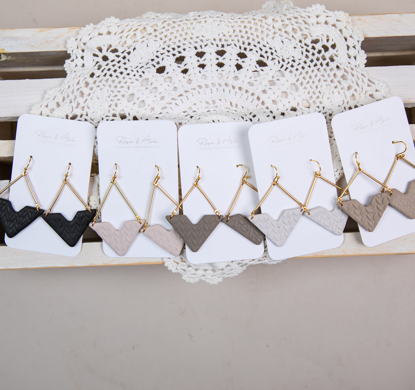 Cable Knit Diamond Dangle - Straight & Arrow Boutique