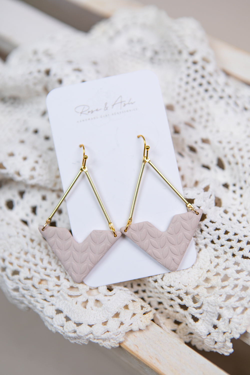 Cable Knit Diamond Dangle - Straight & Arrow Boutique