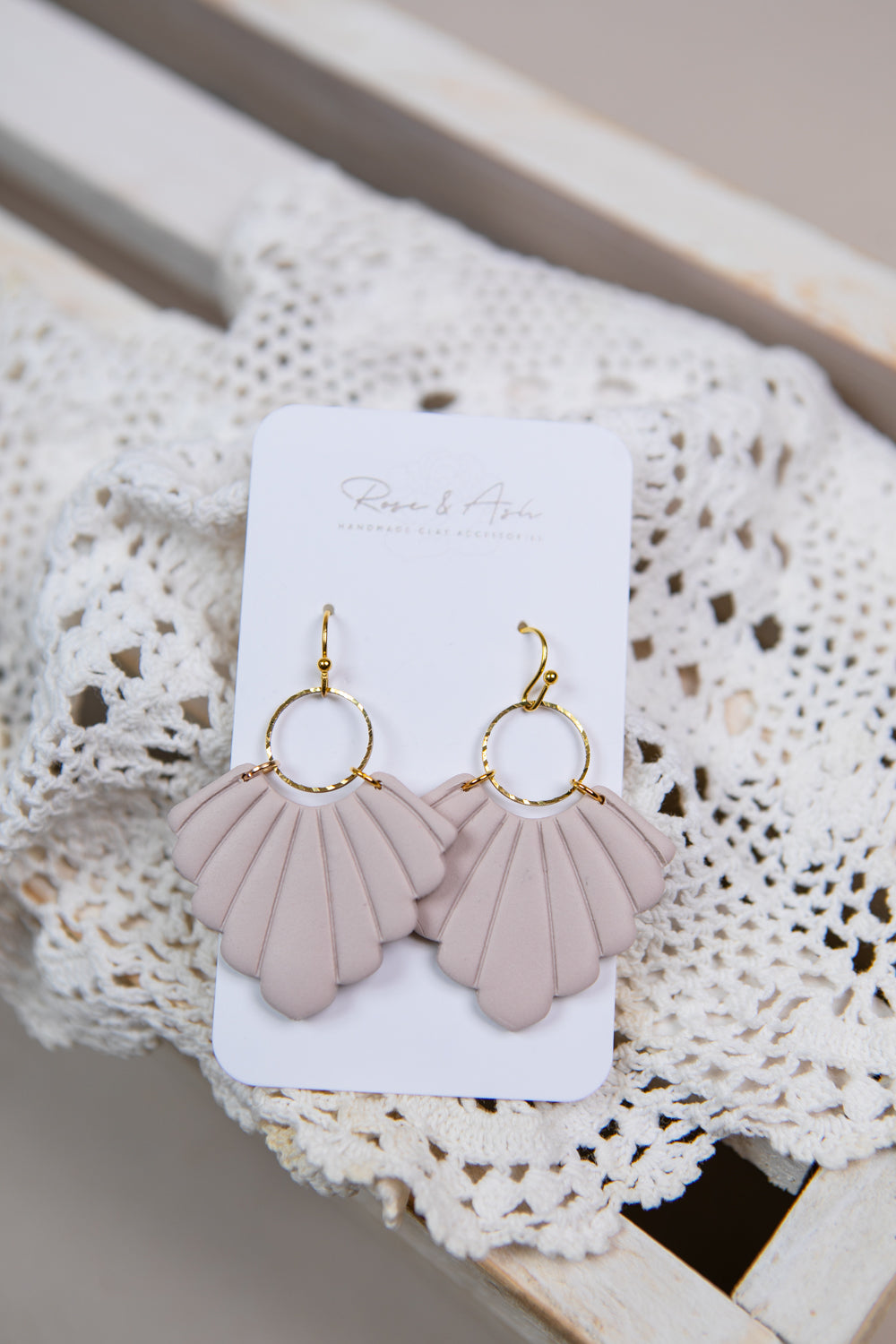 Fan Dangle Earrings - Straight & Arrow Boutique