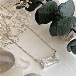 Marseille Baguette Charm Necklace