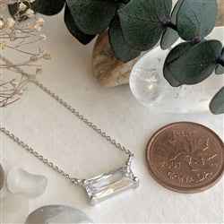Marseille Baguette Charm Necklace
