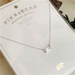 Marseille Baguette Charm Necklace