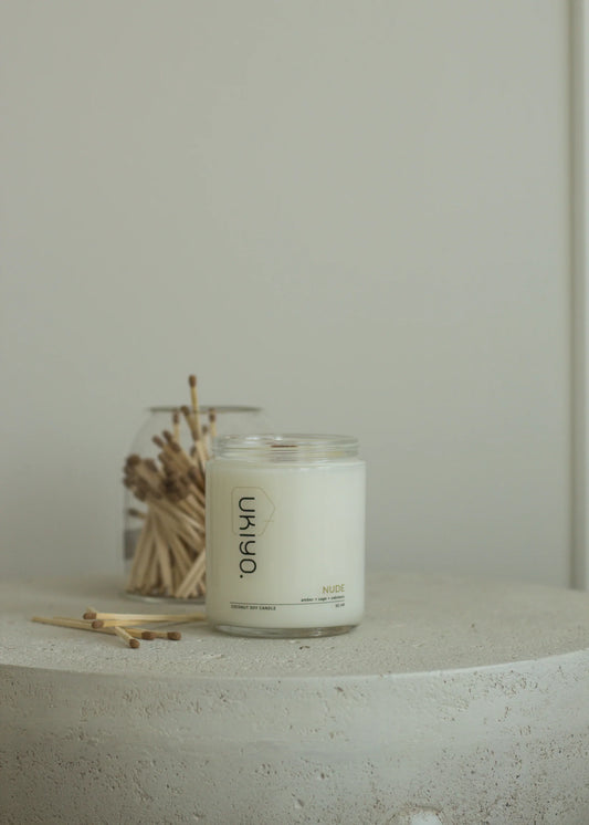 Nude Wood Wick Candle - Straight & Arrow Boutique