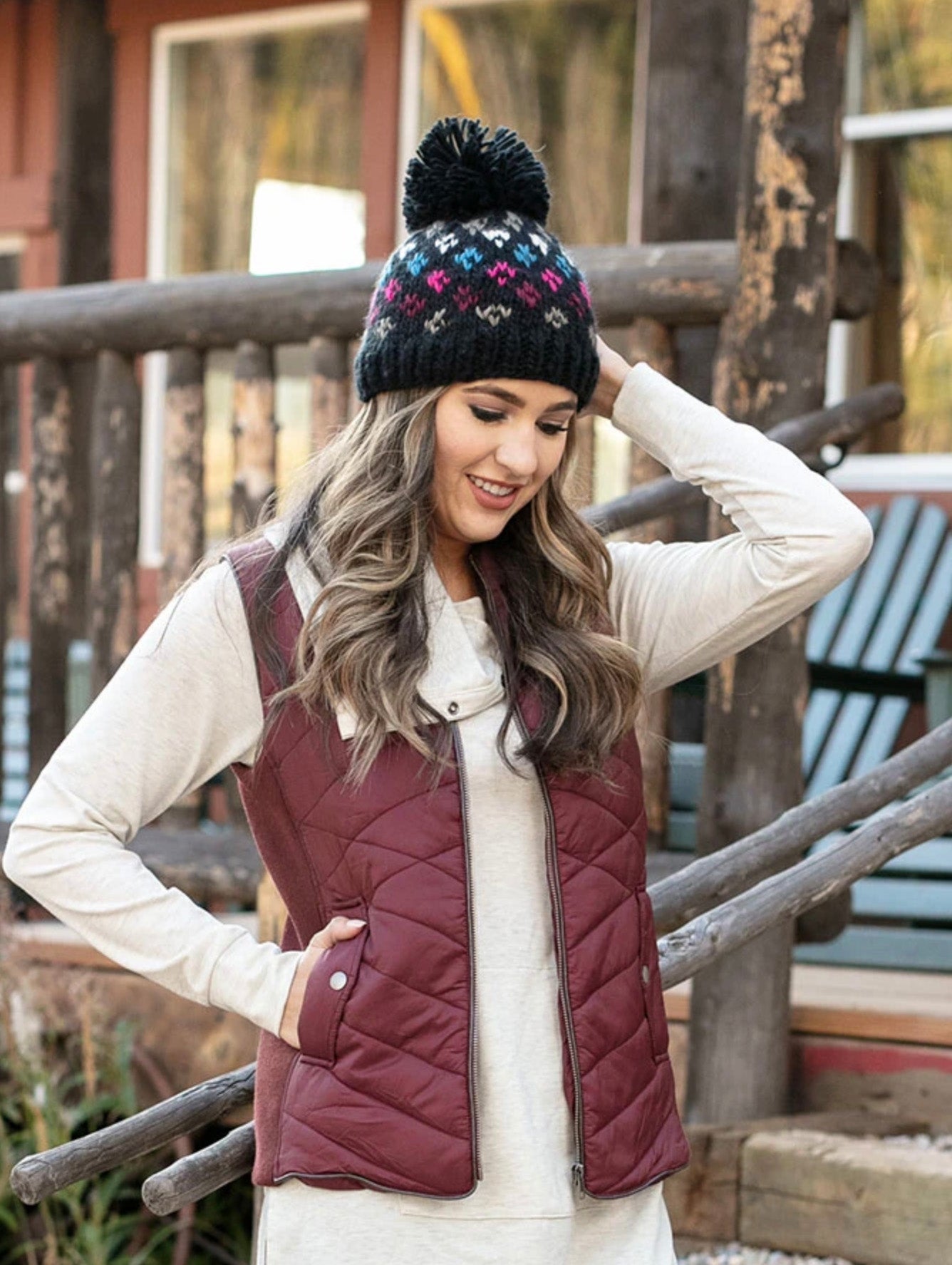 Pom Hat - Straight & Arrow Boutique