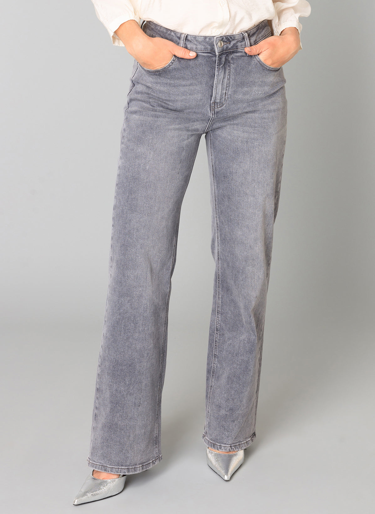 Rabea Essential Grey Denim - Straight & Arrow Boutique