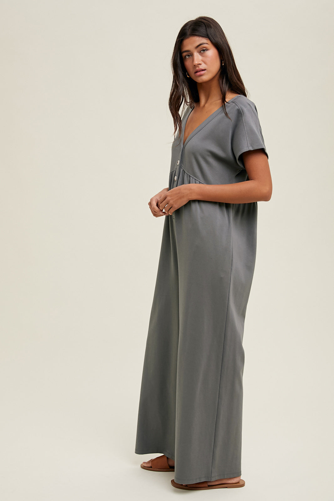 Ethel Cotton Knit Jumpsuit - Straight & Arrow Boutique