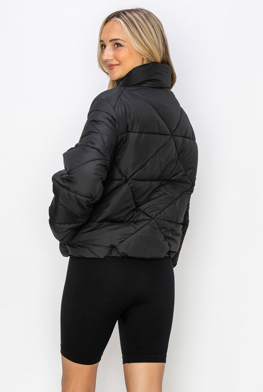 The Macie Crop Puffer Jacket