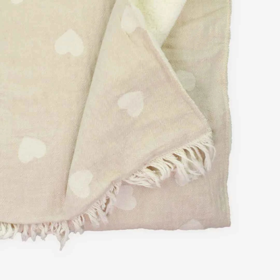 Have A Heart Fleece Lined Throw | HOME Collection