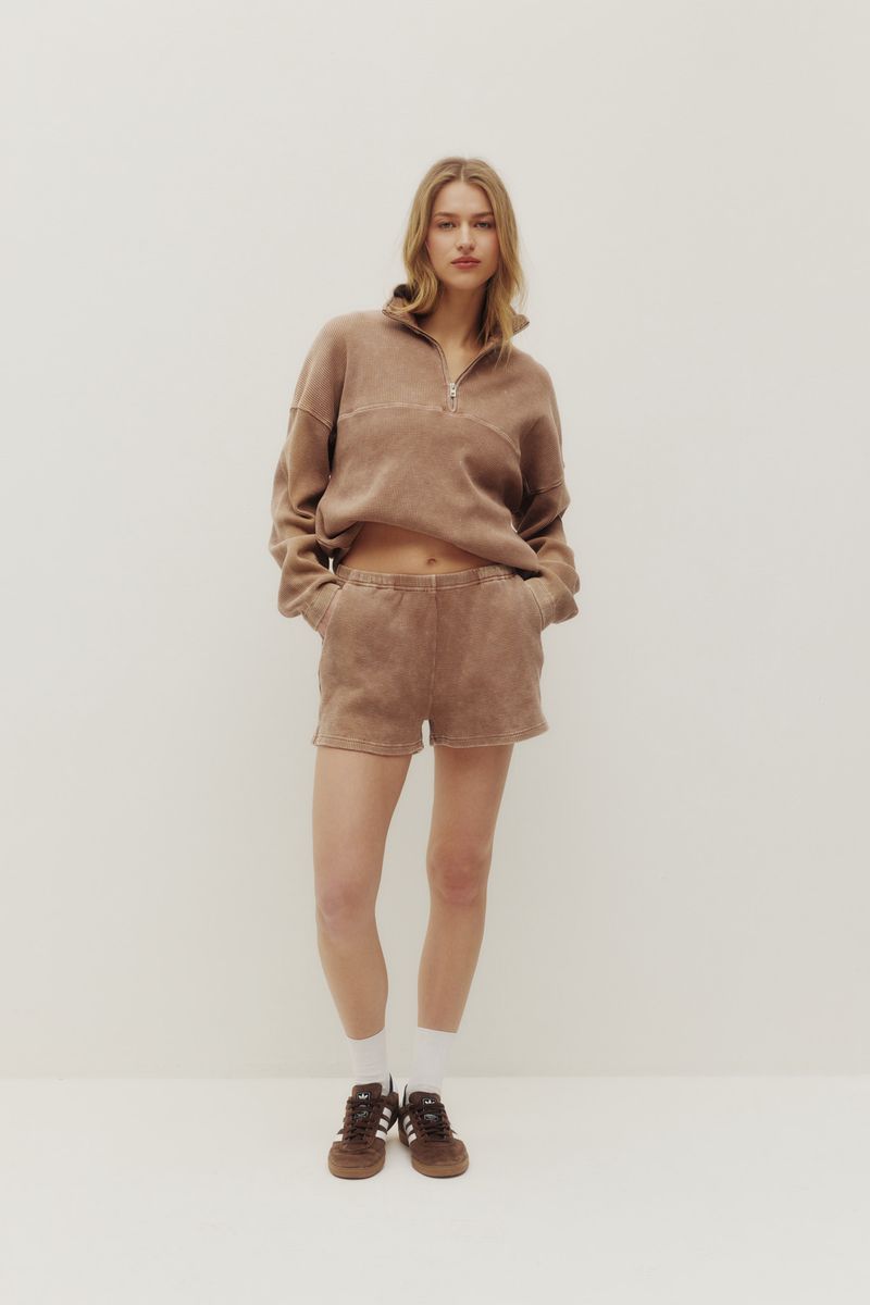 Bailey Waffle Half Zip Pullover