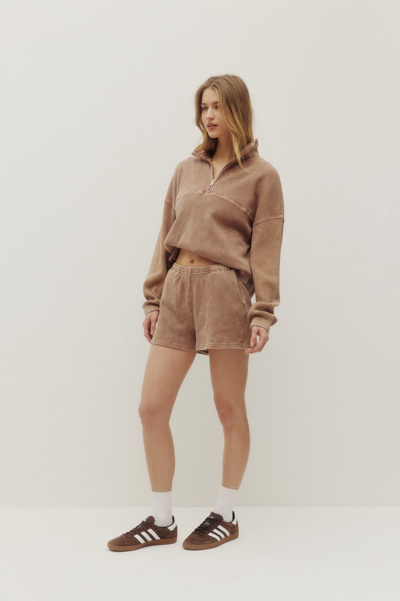 Bailey Waffle Half Zip Pullover