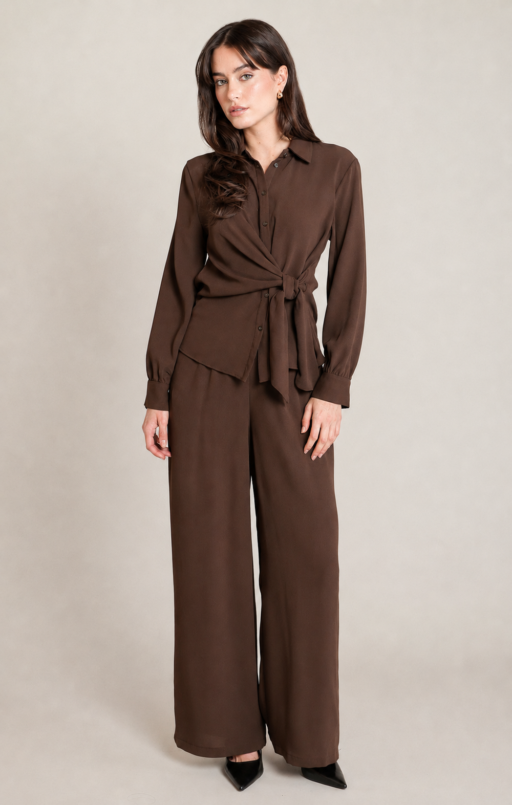 Camille Tie-Front Blouse