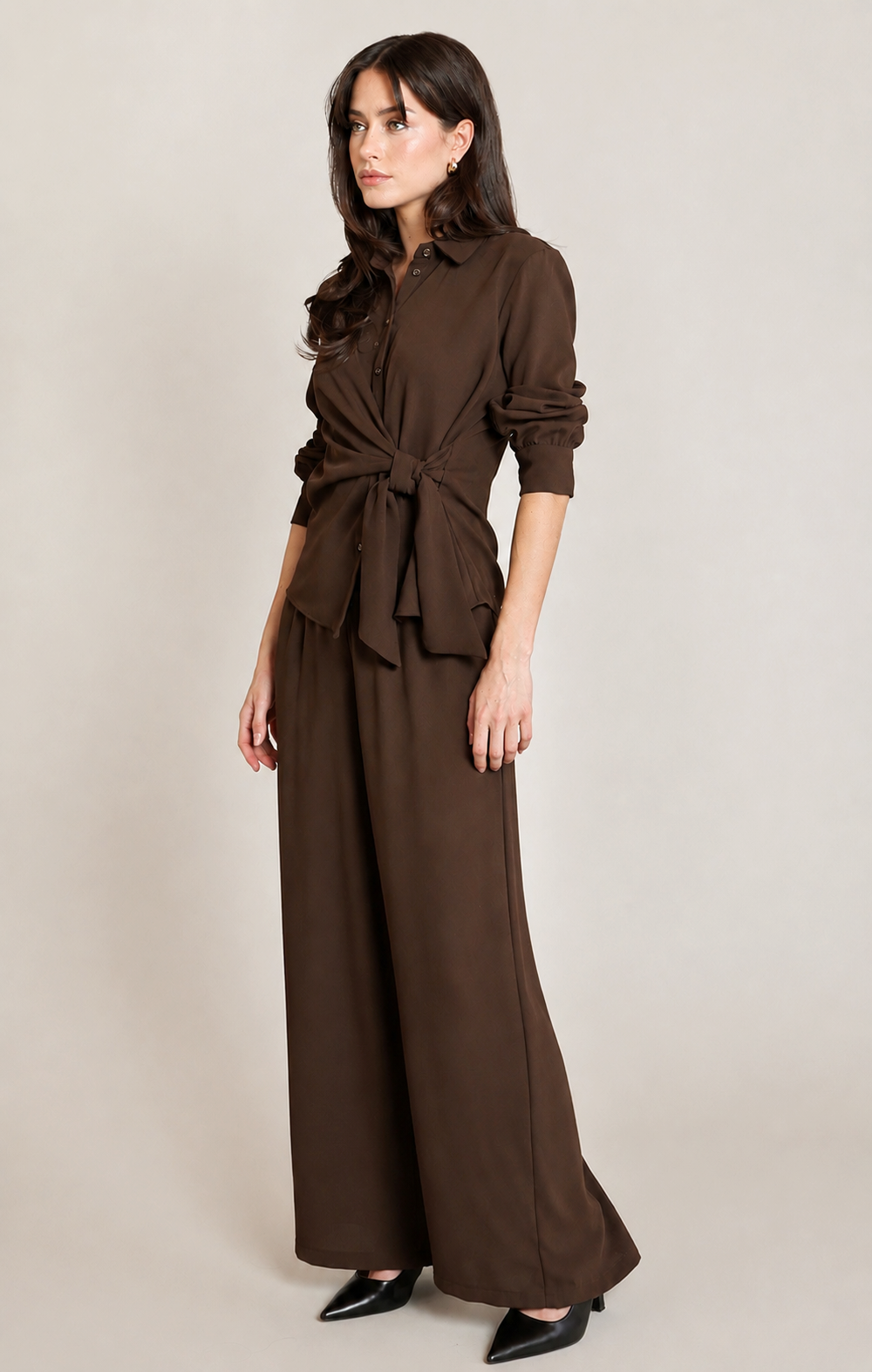 Camille Tie-Front Blouse