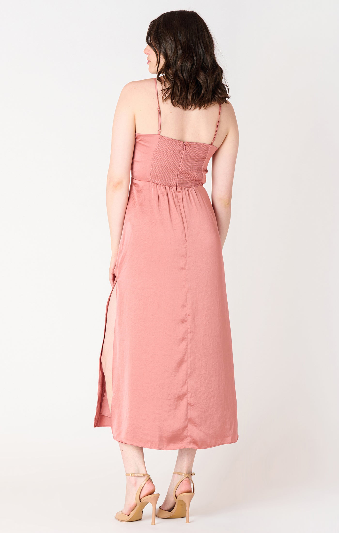 Celeste Satin Slip Dress