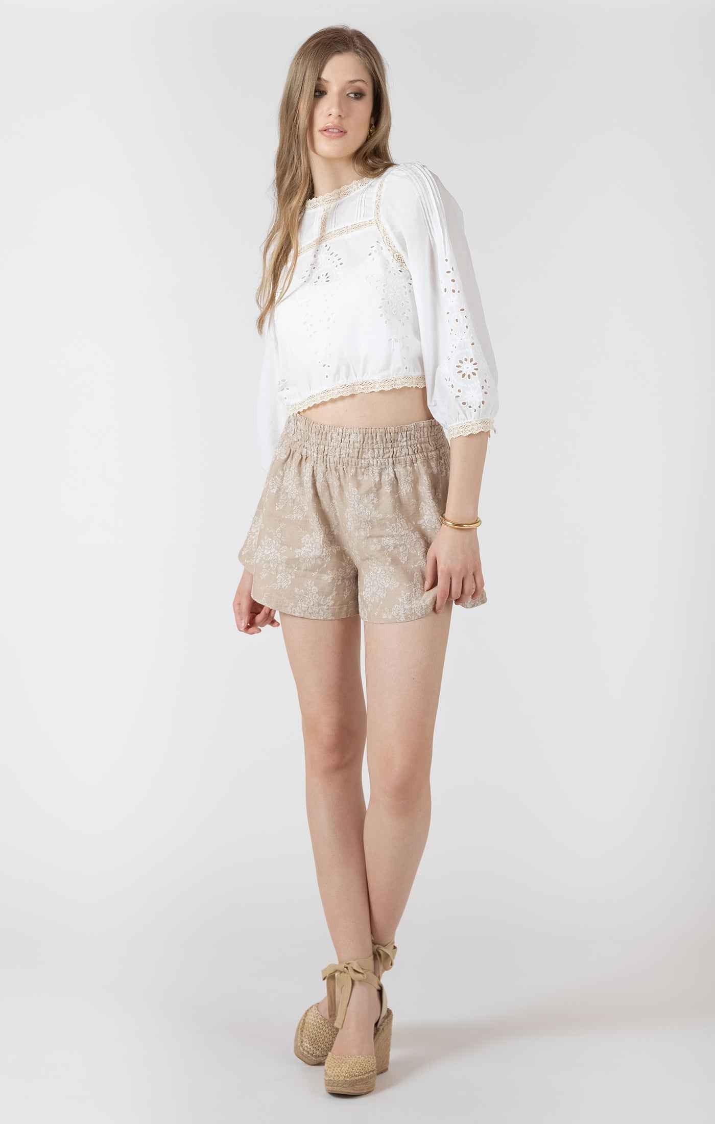 Clara Floral Shorts