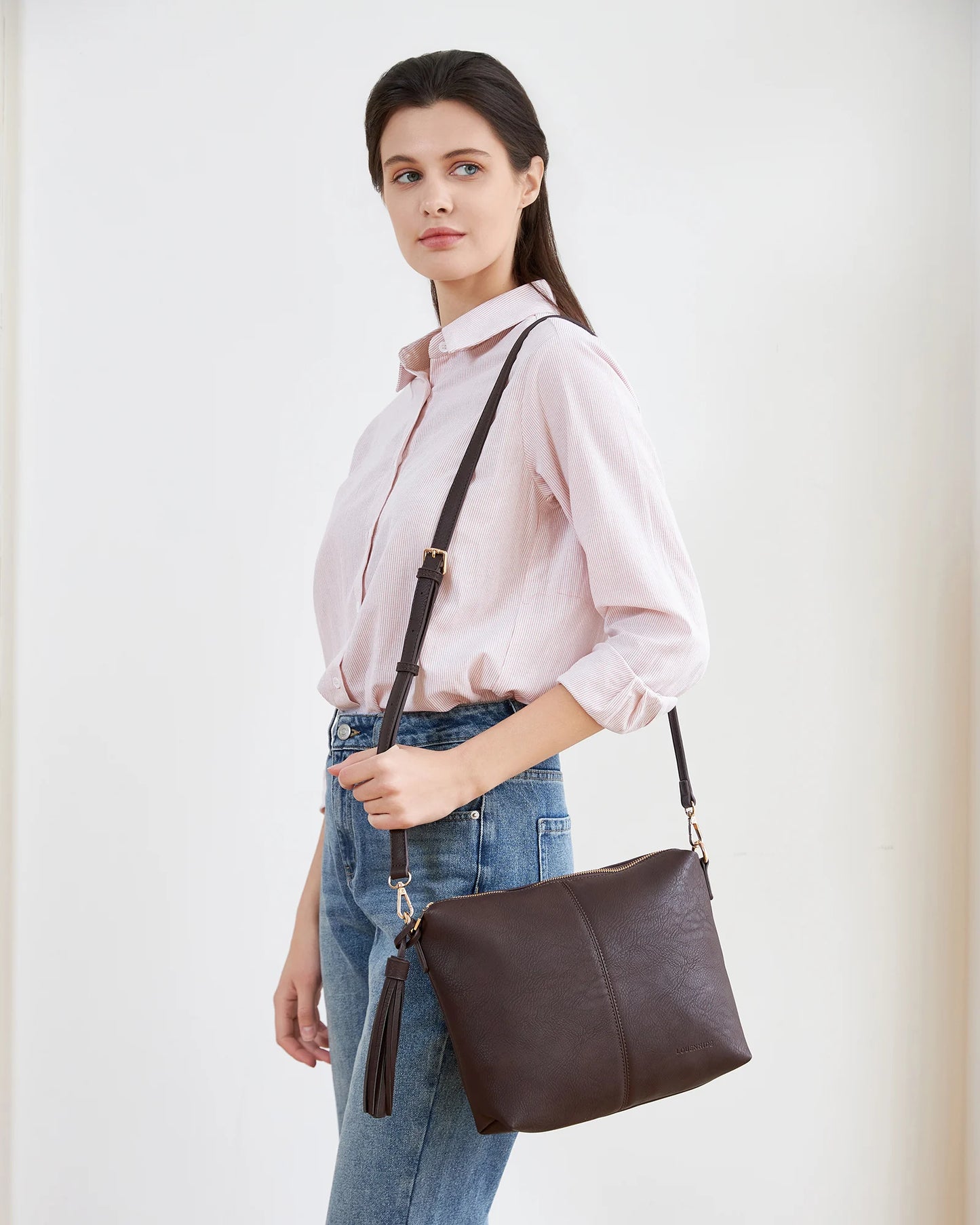 Daisy Stripe Crossbody Bag