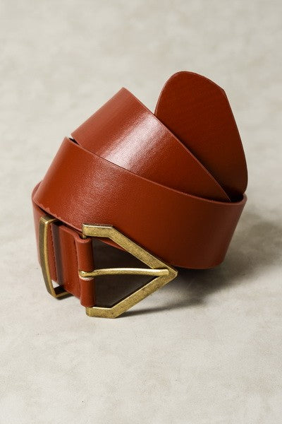 Diamond Pointed Buckle Belt